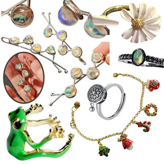 Bracelets, Brooches, Rings