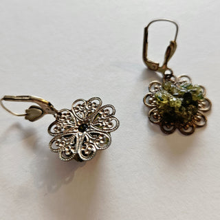 Peridot Olivine Earrings Ear Ring Rings Jewellery Jewelry Collectable J1