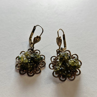 Peridot Olivine Earrings Ear Ring Rings Jewellery Jewelry Collectable J1