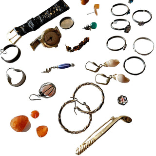 Bulk Lot: fancy Costume Jewellery Gems Findings Rings Earrings +More DIY Make R2