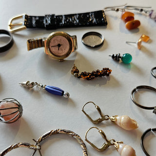 Bulk Lot: fancy Costume Jewellery Gems Findings Rings Earrings +More DIY Make R2