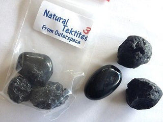 Tektites Specimens Natural and Rough x 3