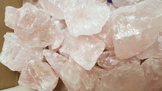 Rose Quartz crystal Rough Natural genuine Gemstone Piece+