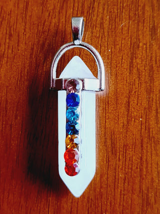 Chakra Gemstone Polished Genuine Pendant (You choose stone)