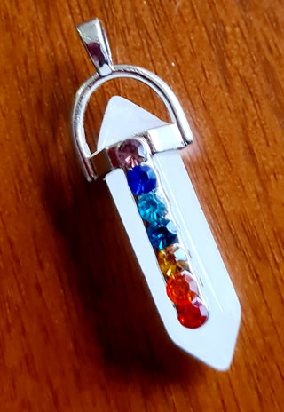 Chakra Gemstone Polished Genuine Pendant (You choose stone)