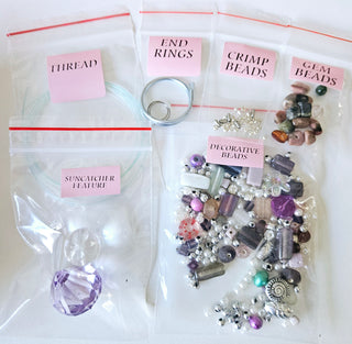 Crystal Gem Mobile Suncatcher Kit Feng Shui Healing Sacred Space Remedy