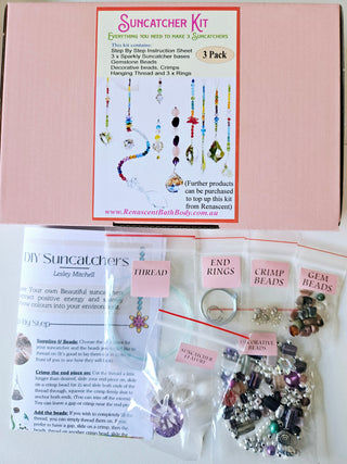 Crystal Gem Mobile Suncatcher Kit Feng Shui Healing Sacred Space Remedy