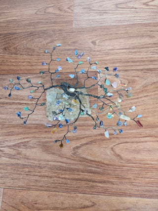 Hand Made Gemstone Crystal Fluorite Tree: A Complete Healing Feng Shui Treasure