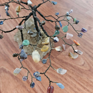 Hand Made Gemstone Crystal Fluorite Tree: A Complete Healing Feng Shui Treasure