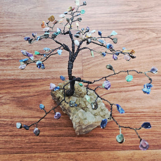 Hand Made Gemstone Crystal Fluorite Tree: A Complete Healing Feng Shui Treasure