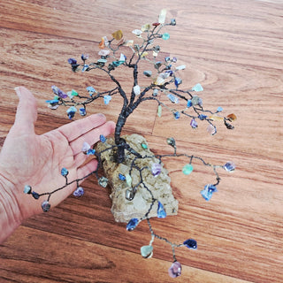 Hand Made Gemstone Crystal Fluorite Tree: A Complete Healing Feng Shui Treasure