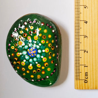 Hand Painted Artisan Rocks Individually Blessed with Card Story