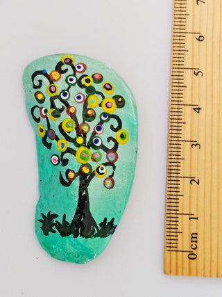 Hand Painted Artisan Rocks Individually Blessed with Card Story