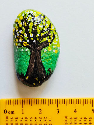 Hand Painted Artisan Rocks Individually Blessed with Card Story