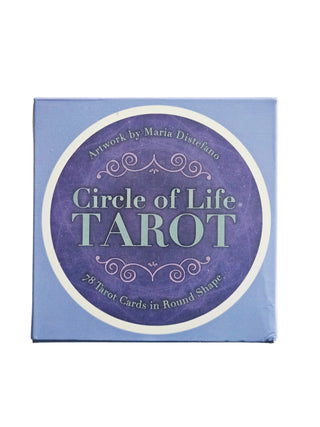 Circle of Life Tarot Deck 78 Round Cards Maria Distefano Sacred Divination