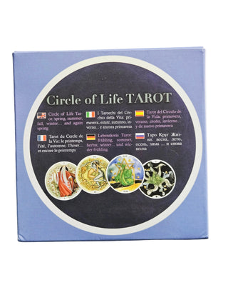 Circle of Life Tarot Deck 78 Round Cards Maria Distefano Sacred Divination