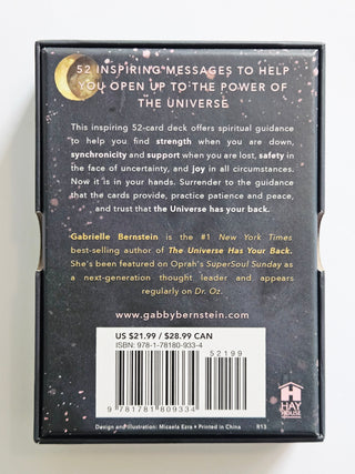 The Universe Has Your Back 52 Card Tarot Oracle Deck Gabrielle Bernstein