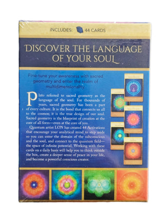 Sacred Geometry Oracle 44 Cards LON ACTIVATIONS Tarot Soul Quantum Multidimensional