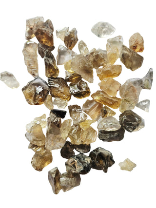 Australian Smoky Yellow Hued Quartz Raw Facet Grade Gemstone 98g H1