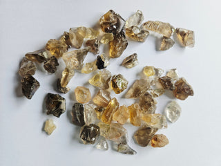 Australian Smoky Yellow Hued Quartz Raw Facet Grade Gemstone 98g H1