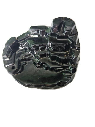 Mountain Black Back flow Waterfall Incense Burner & 6 Cones