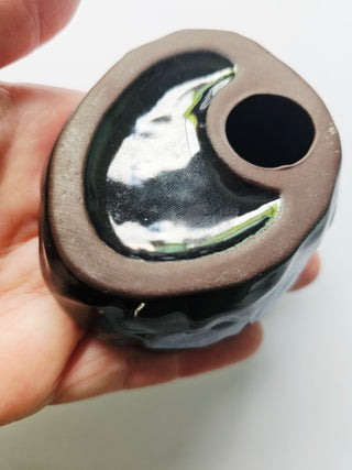 Mountain Black Back flow Waterfall Incense Burner & 6 Cones