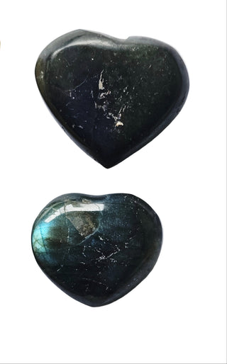 Labradorite Heart Polished Gemstone Beautiful iredescence