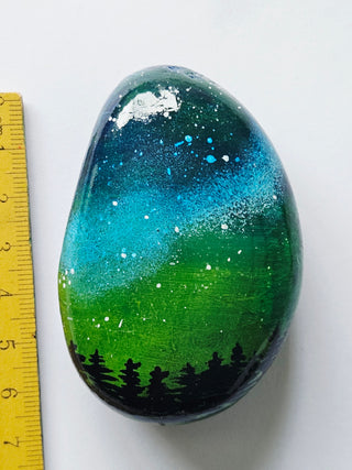 Universe Dreaming Hand Painted Artisan Created Rock Individually Blessed with Card Story (Copy)