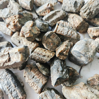Chiastolite Rough Cross Stone 3-Pack Natural Raw Crystals Lapidary Cutting 10-60mm Hand-Collected Ethically Australia