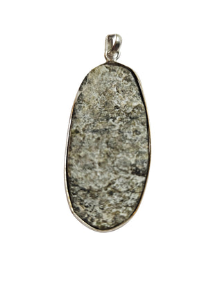 Wildhorse Jasper Long Oval Sterling Silver Pendant 1 Natural Stone Handcrafted Jewelry Genuine Gemstone Necklace