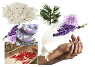 LAVENDER MILK BATH POWDER Skin Care,Indulgent, Beauty 100gms