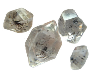 HERKIMER DIAMONDS x 3 Perfects, Large or Inclusions Gem Stones, Rare, Crystals