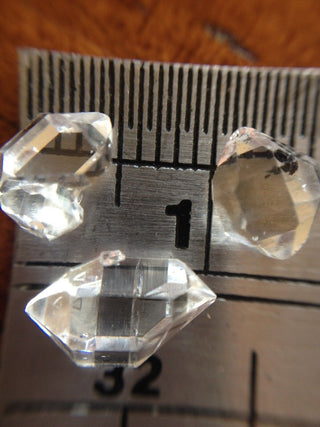 HERKIMER DIAMONDS x 3 Perfects, Large or Inclusions Gem Stones, Rare, Crystals
