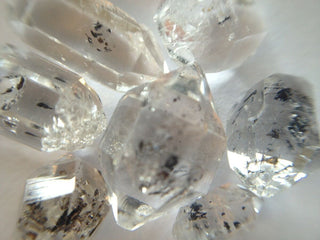 HERKIMER DIAMONDS x 3 Perfects, Large or Inclusions Gem Stones, Rare, Crystals