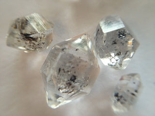HERKIMER DIAMONDS x 3 Perfects, Large or Inclusions Gem Stones, Rare, Crystals