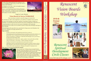 VISION BOARDS Correspondence Course Workshop Distance Study Manifest Abundance