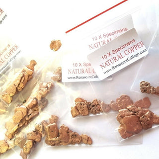Natural Copper Specimens – Set of 10 Genuine • Natural • Rare Petite Pieces
