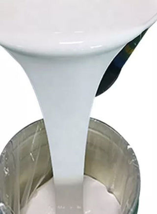1kg WHITE LIQUID SILICONE rubber for mould making Easy DIY make your own 50% Off Quick Set