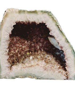 Huge Amethyst Cave 24.6kg Calcite Plate Inclusion Geode Cathedral Specimen