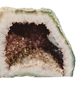 Huge Amethyst Cave 24.6kg Calcite Plate Inclusion Geode Cathedral Specimen