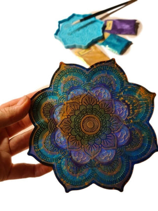 Resin Cement Stone Plaster Mandala Kit - Just add Base Material, Inc Hydrostone