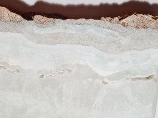 Natural Blue Aragonite Plate HUGE Ready to Polish, Aust Seller 740gms G1