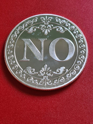 YES NO Fortune Telling Prediction Coin Lucky Gift Boxed Blessed by Master