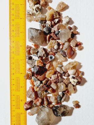 Agate, Carnelian,Smoky Quartz Gemstone Bundle 255gms Lovely Colours Natural G2