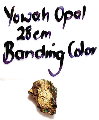Yowah Opal 28mm Vibrant Colour threads and Banding G4