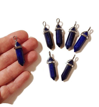 Lapis Lazuli Pendant Beautiful Blue, Genuine Gemstone