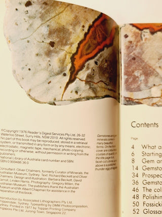 3x VINTAGE Books Precious stones & Pearls /Guide to Aust' Gemstone / Carving Bx9