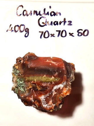 Carnelian Quartz Agate Specimen HUGE 400gm 70x70x50 Australian Hand Collected G2