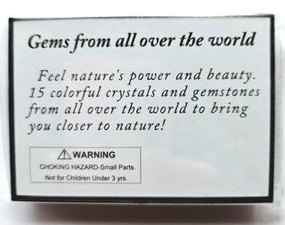 Boxed Set 15 Gemstone Gem Identifiers Genuine Gems Collectors, Great Gift Set
