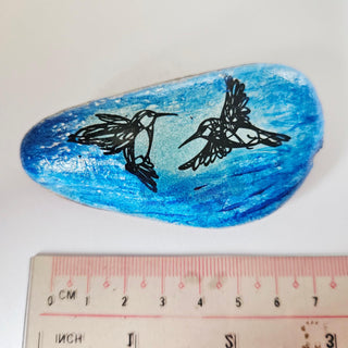 Hand Painted Artisan Created Rocks Individually Blessed with Card Story